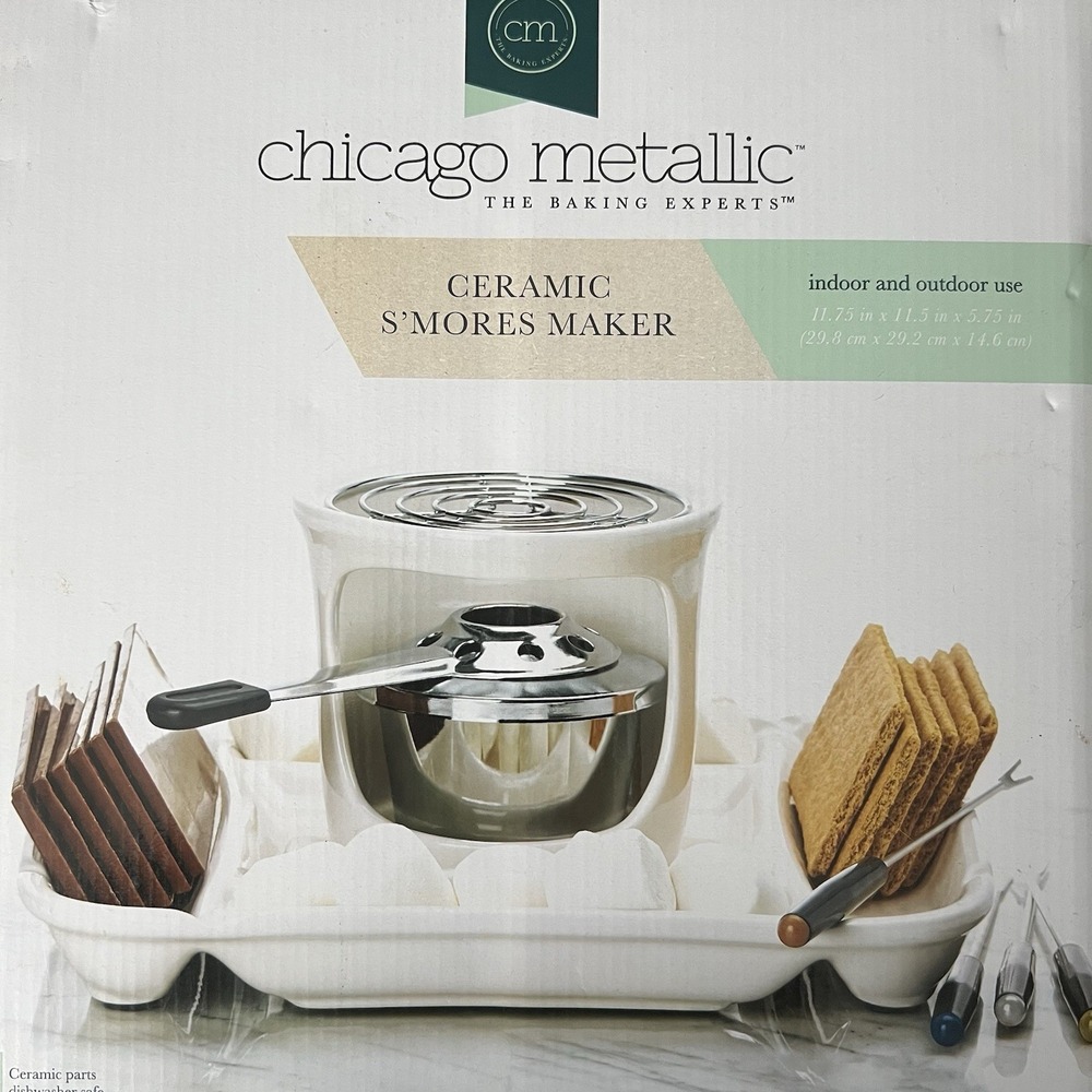Chicago Metallic Ceramic S'mores‎ Maker | Open Box Unused